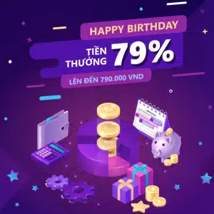 Vegas79 thưởng mừng sinh nhật 790K Vegas Empire thưởng tiền sinh nhật người chơi